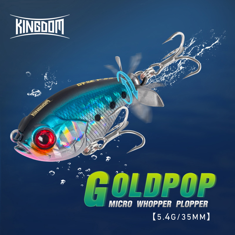 Fishing Lure Topwater - Kingdom Propeller Topwater Popper Fishing Lure