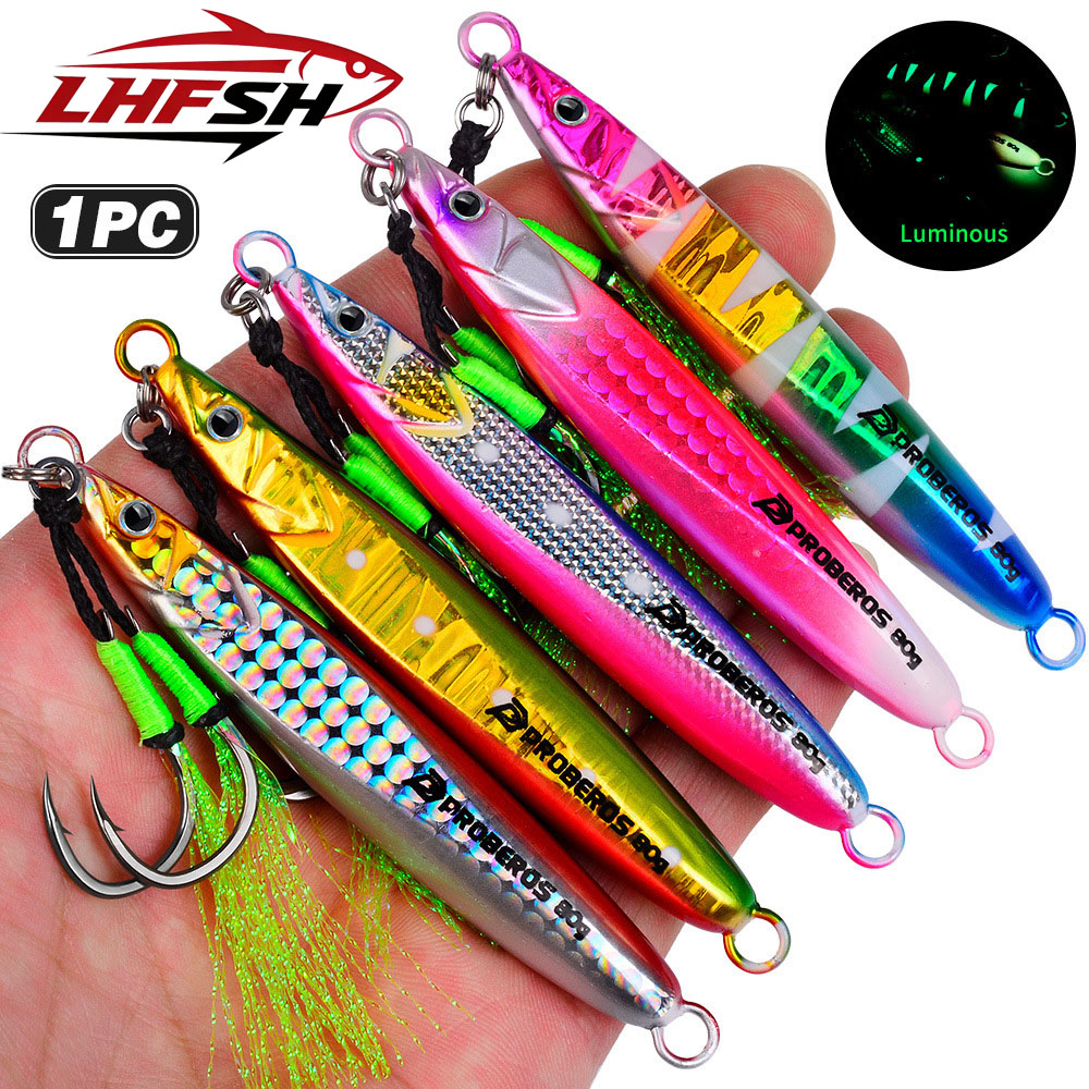 Fishing Lure Buzzbait - LHFSH Luminous Metal Jig Fishing Lures