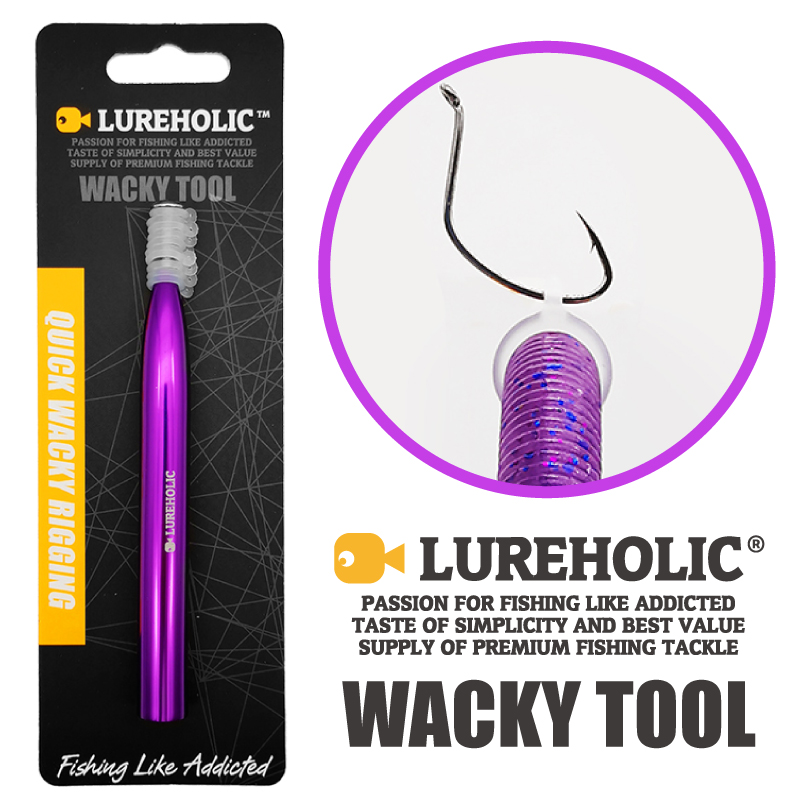 LUREHOLIC 8mm 12mm Wacky Tool  - Fishing Lure Kit ulasan dan harga