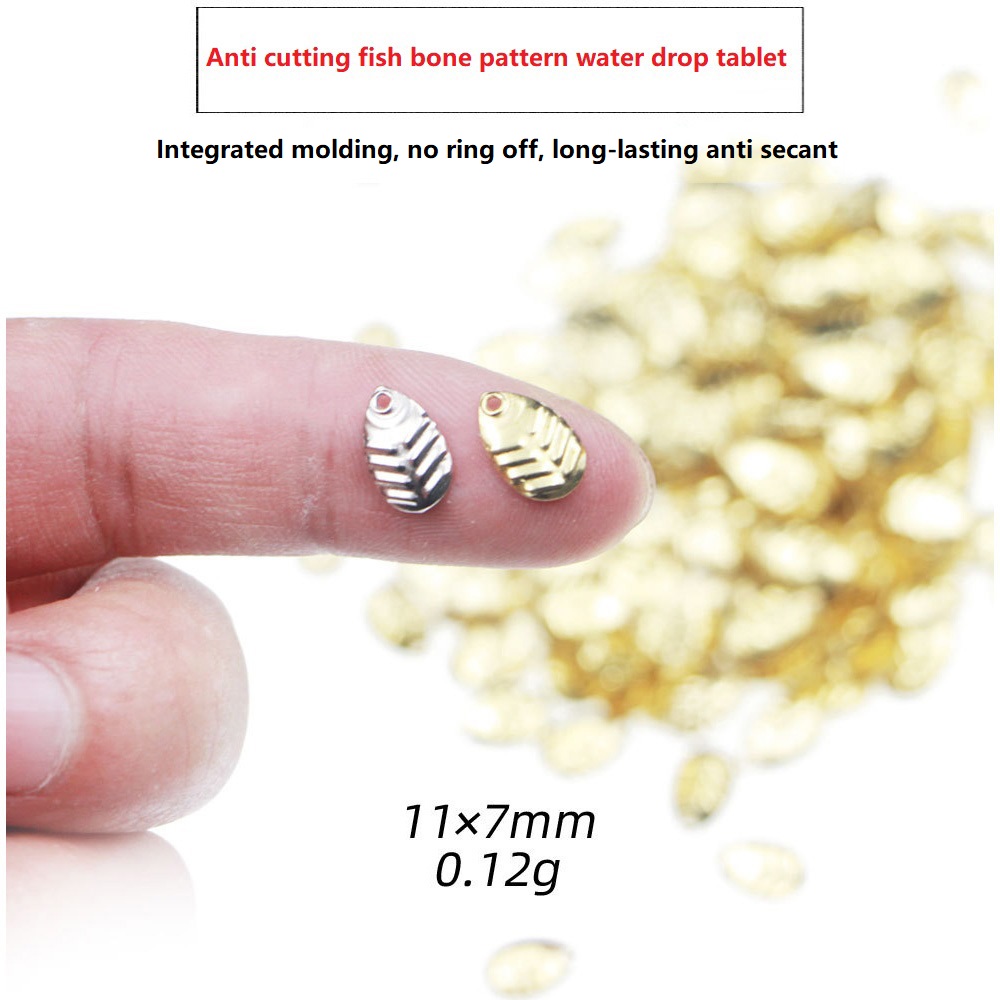 50Pcs/lot DIY Fishing Spinner  - Fishing Lure Spoon ulasan dan harga