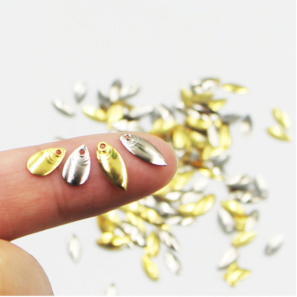 50Pcs/lot DIY Fishing Spinner  - Fishing Lure Spoon ulasan dan harga