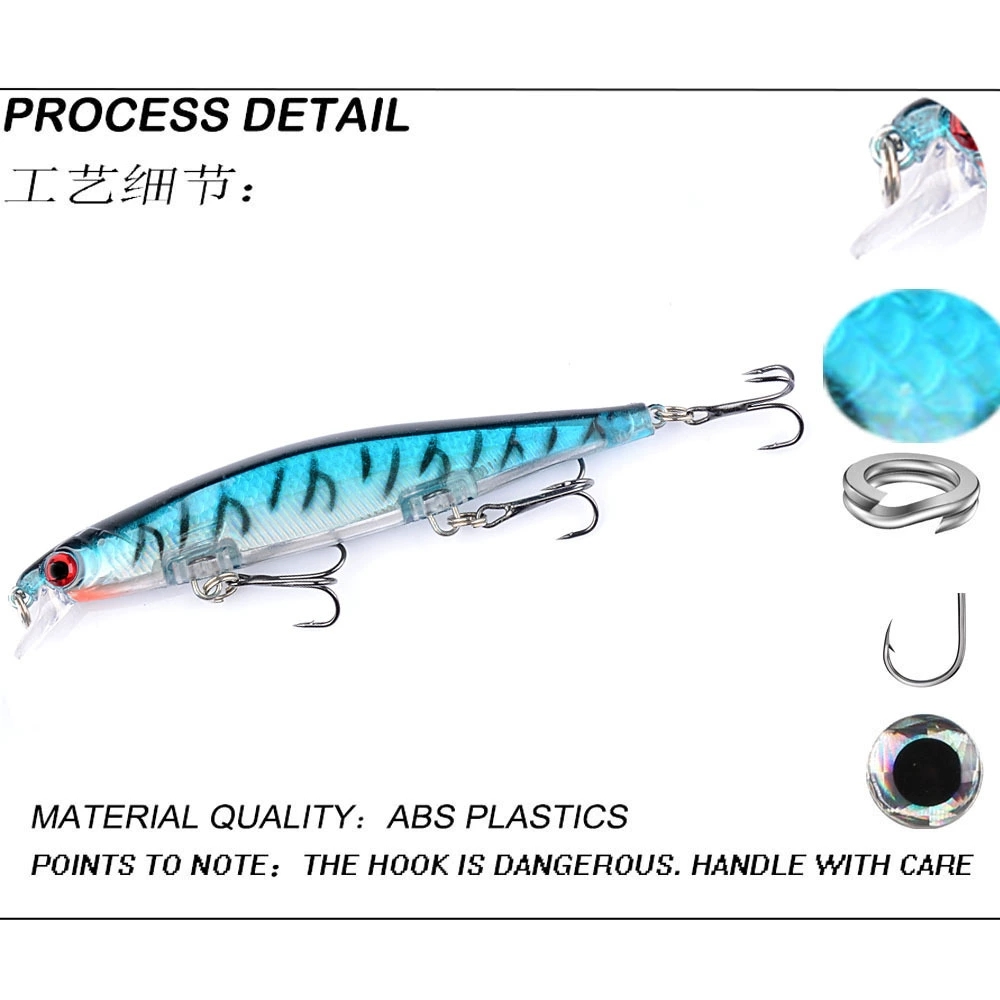 1pc Laser Sinking Minnow Fishi - Fishing Lure Jerkbait ulasan dan harga