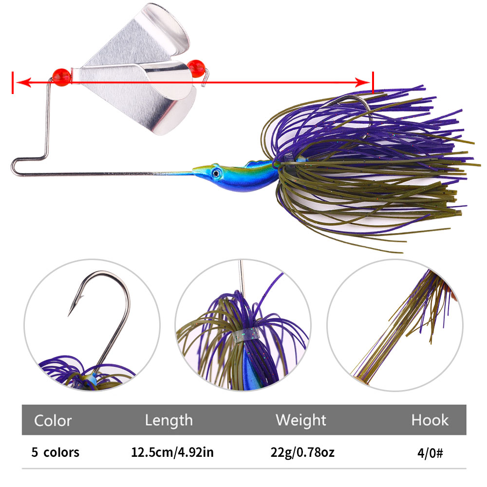 22g Buzzbait Fishing Lure with - Fishing Lure Buzzbait ulasan dan harga