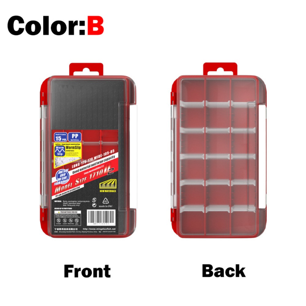Fishing Tackle 2 Layer Fishhoo - Fishing Lure Box ulasan dan harga