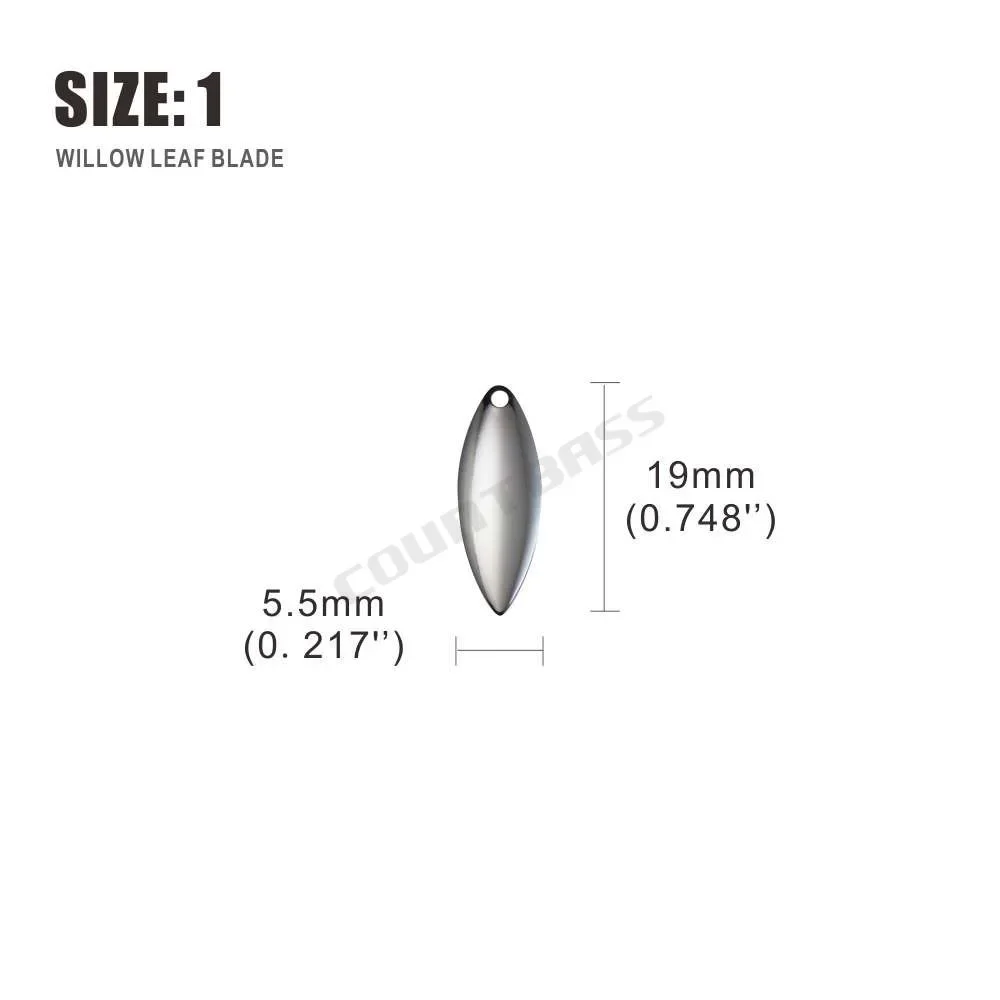 Countbass 50pcs Size 1-6 Nicke - Fishing Lure Spinnerbait ulasan dan harga