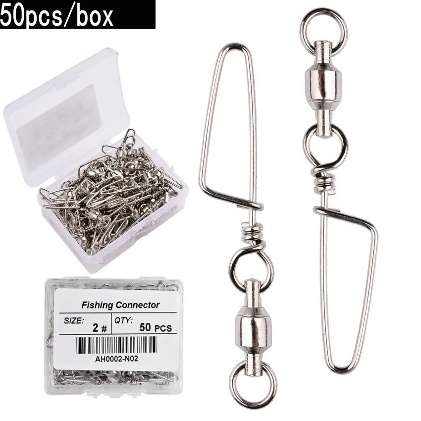 50pcs Fishing Ball Bearing Swi - Fishing Lure Box ulasan dan harga