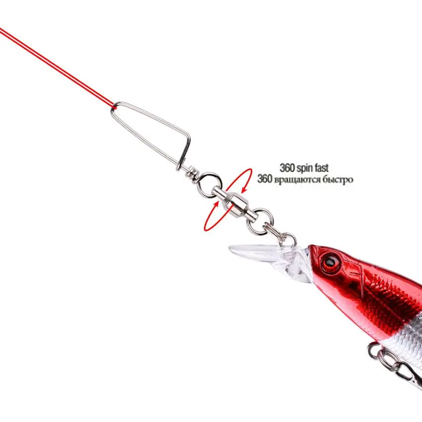 50pcs Fishing Ball Bearing Swi - Fishing Lure Box ulasan dan harga