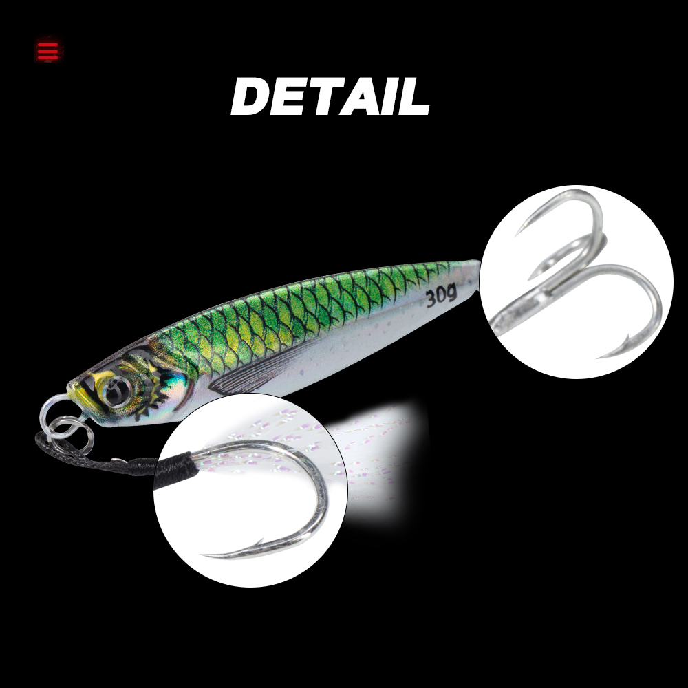 Hunthouse Metal Jig Fishing Lu - Fishing Lure Spoon ulasan dan harga