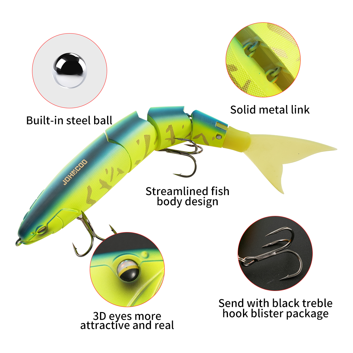 Johncoo Jointed Fishing Lure 2 - Fishing Lure Popper ulasan dan harga