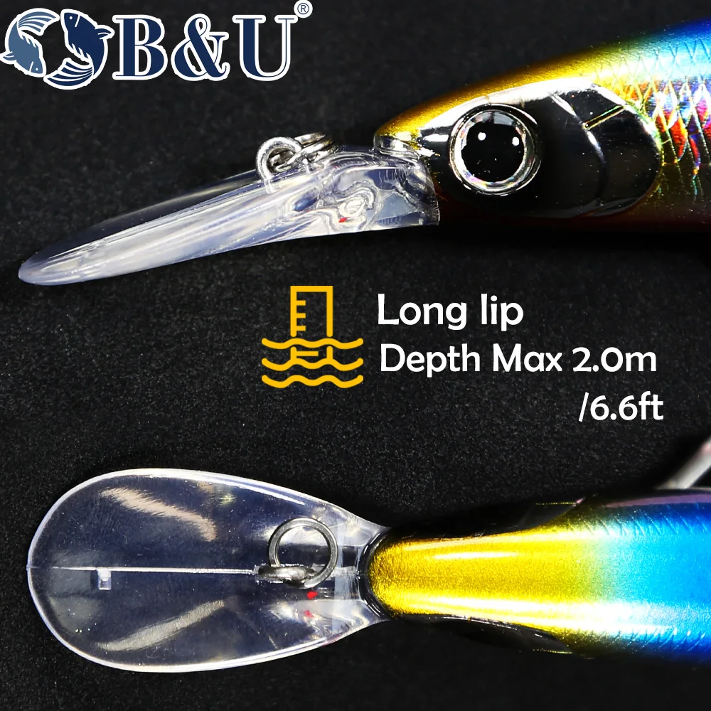 B&U 125mm Sinking Minnow Sea F - Fishing Lure Jerkbait ulasan dan harga