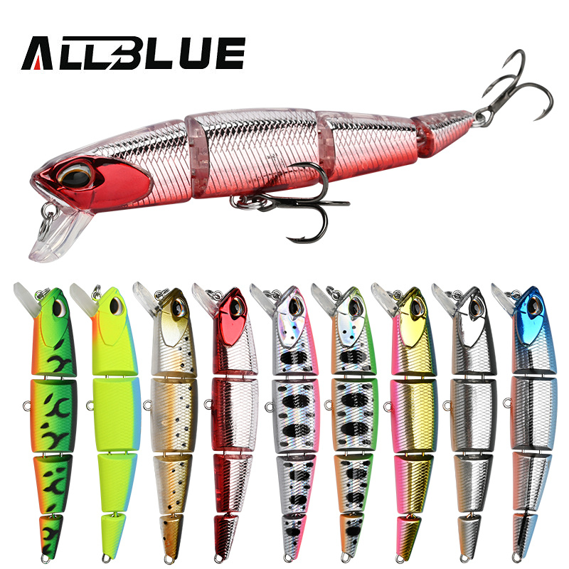 ALLBLUE Professional Jointed S - Fishing Lure Jerkbait ulasan dan harga
