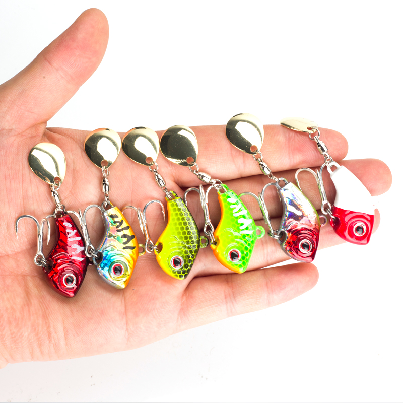 6PC 5g/7g/10g/14g/20g Rotating - Fishing Lure Crankbait ulasan dan harga